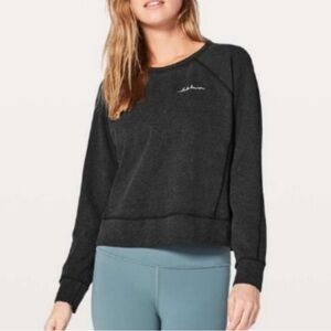 lululemon Gray Logo Pullover